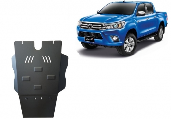 Steel gearbox skid plate for Toyota Hilux Revo