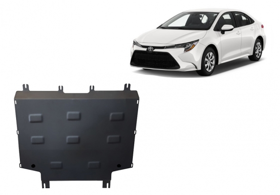 Steel skid plate for Toyota Corolla