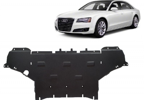 Steel skid plate for Audi A8