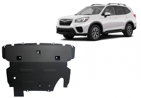 Steel skid plate for Subaru Forester 5