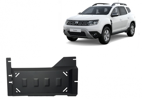 Steel DPF skid plate  for Dacia Duster