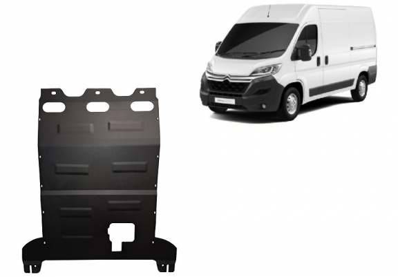 Steel skid plate for Citroen Jumper