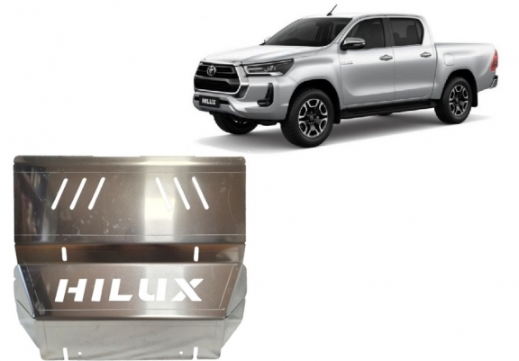Aluminum radiator skid plate for Toyota Hilux Invincible