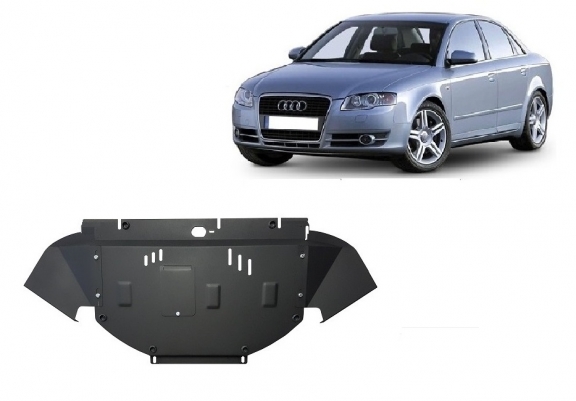 Steel skid plate for Audi A4 B7