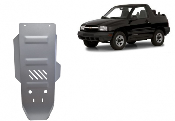Aluminum gearbox skid plate for Chevrolet Tracker