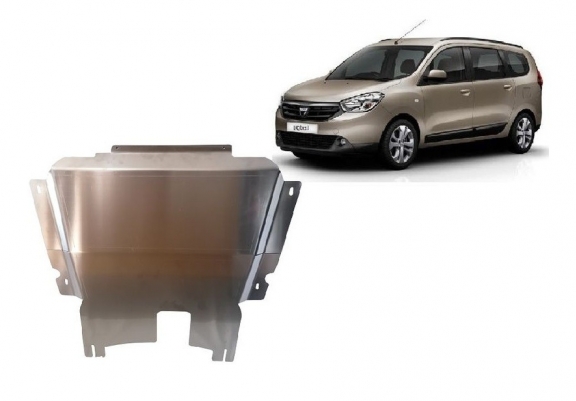 Aluminum skid plate for DACIA LODGY
