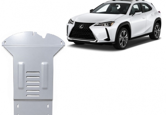 Aluminum catalytic converter plate/cat lock for Lexus UX