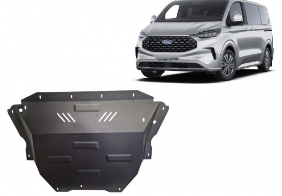 Steel skid plate for Ford Tourneo Custom