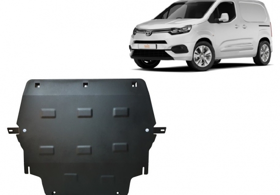 Steel skid plate for Toyota Proace