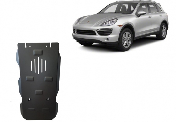 Steel  gearbox skid plate for Porsche Cayenne