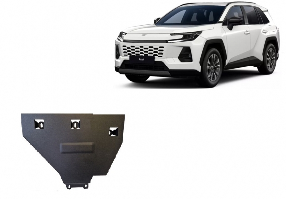 Steel differential skid plate for Toyota RAV 4 Hybrid