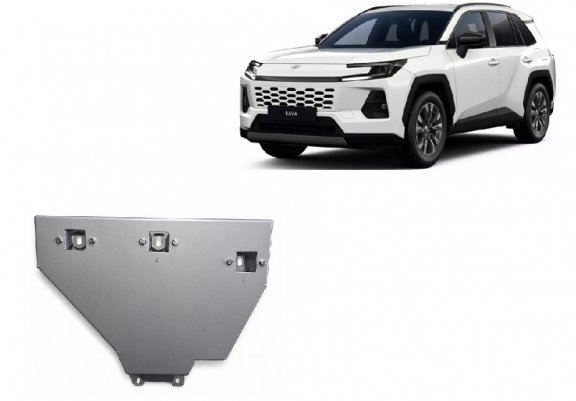 Aluminum diferential skid plate for Toyota Rav4