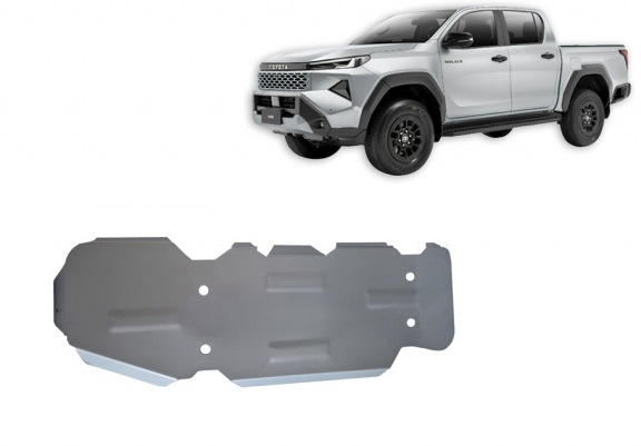 Aluminum fuel tank skid plate  for Toyota Hilux