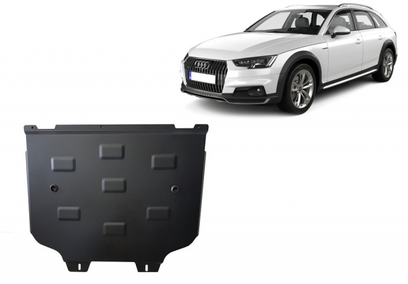 Steel gearbox skid plate for Audi A4 B9 All Road