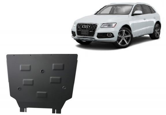 Steel gearbox skid plate for Audi Q5