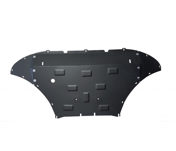 Steel skid plate for Audi Q8
