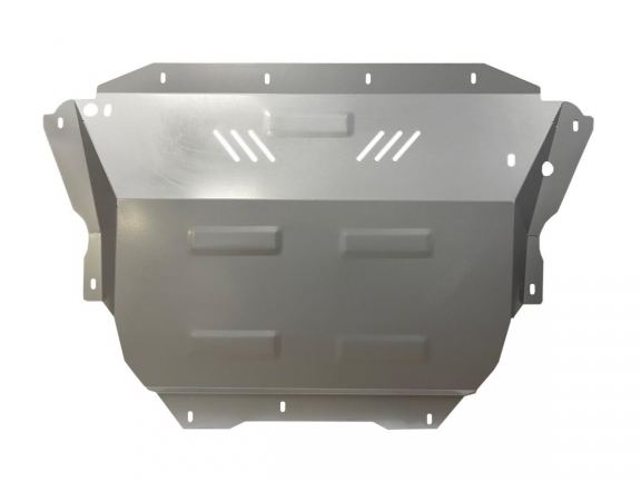 Galvanized steel skid plate for Ford Transit Custom