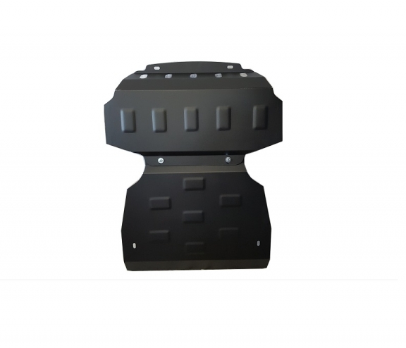 Steel skid plate for the protection of the engine and the radiator for Kia Sorento