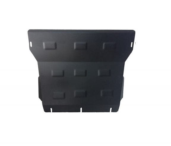 Steel skid plate for the protection of the engine and the radiator for Nissan Navara D22