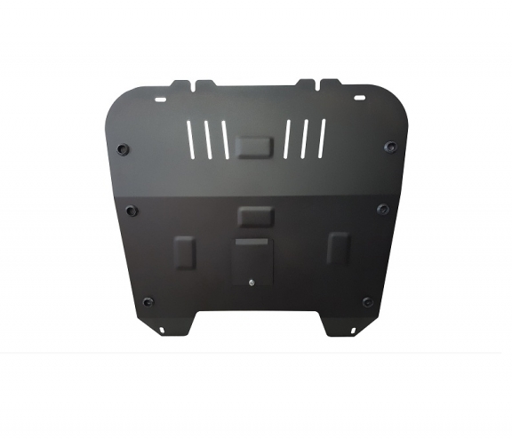 Steel skid plate for the protection of the engine and the gearbox for Saab 9-3