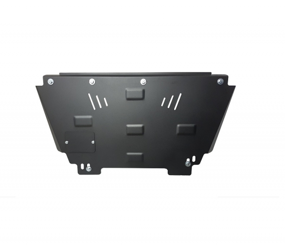 Steel skid plate for Peugeot 207