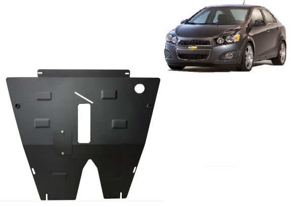 Steel skid plate for Chevrolet Aveo