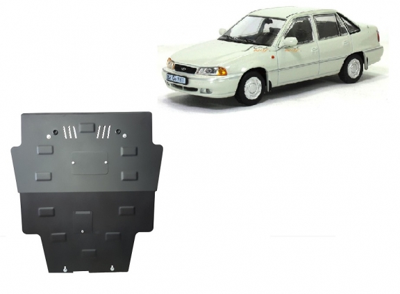 Steel skid plate for Daewoo Cielo