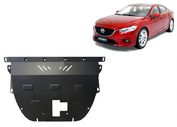 Steel skid plate for Mazda Atenza