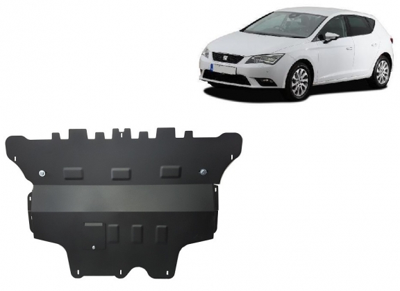 Steel skid plate for Seat Leon Mk3