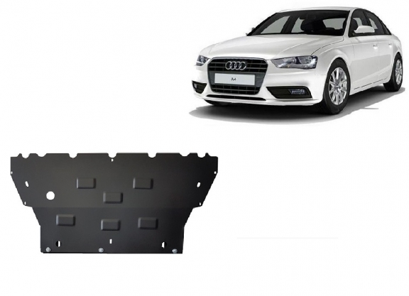 Steel skid plate for Audi A4  B9