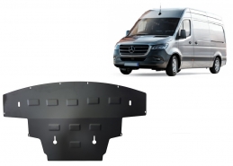 Steel skid plate for Mercedes Sprinter-RWD