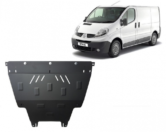 Steel skid plate for Renault Trafic 2 