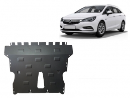 Steel skid plate for Opel Astra K