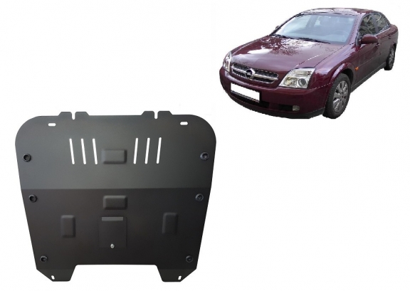 Steel skid plate for Opel Vectra C