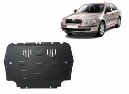 Steel skid plate for Skoda Octavia 2