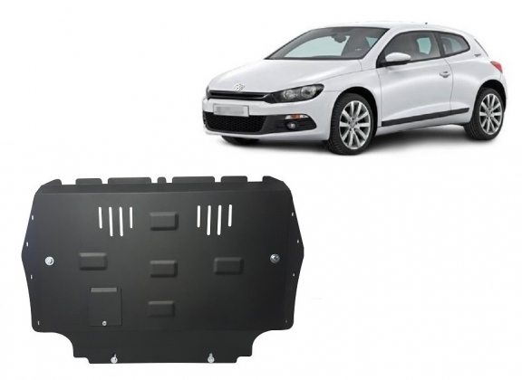 Steel skid plate for Volkswagen Scirocco
