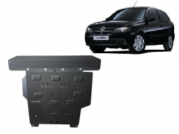 Steel skid plate for Nissan Almera Tino