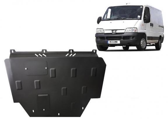 Steel skid plate for Peugeot Boxer