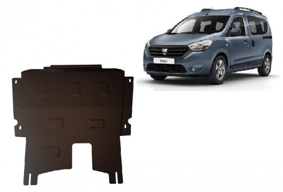 Steel skid plate for Dacia Dokker