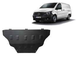 Steel skid plate for Mercedes Vito W447, 4x2, 1.6 D