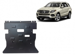 Steel skid plate for Mercedes GLE X166