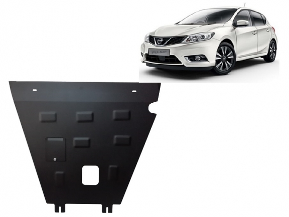 Steel skid plate for Nissan Pulsar