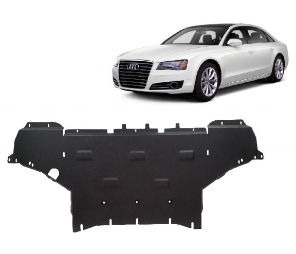Steel skid plate for Audi A8