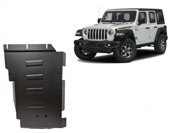 Steel gearbox skid plate for Jeep Wrangler - JL