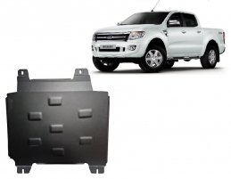 Steel gearbox skid plate for Ford Ranger