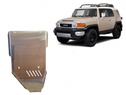 Aluminum gearbox skid plate for Toyota FJ Cruiser