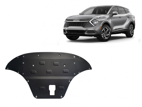 Steel skid plate for Kia Sportage