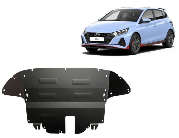 Steel skid plate for Hyundai i20 Hybrid