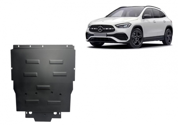 Steel skid plate for Mercedes GLA H247