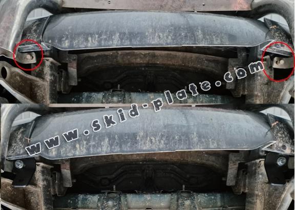 Steel skid plate for Hyundai Terracan